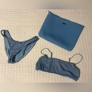 Triangl Swimwear Light Blue Bikini Set